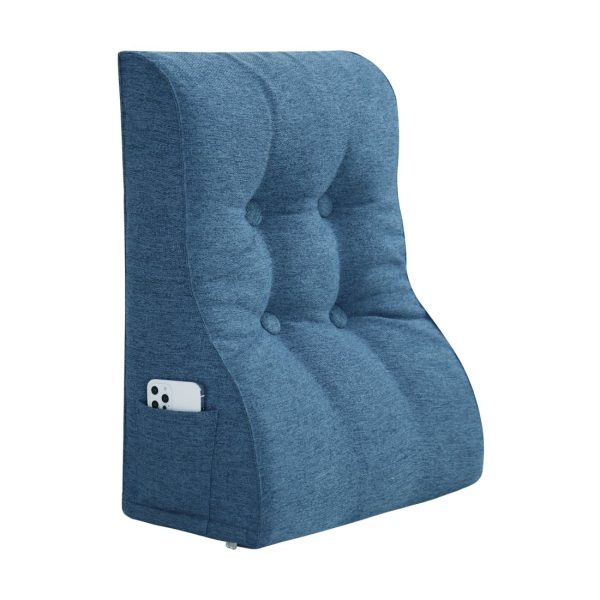 backrest button blue