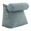 reading pillow bolster grey 01