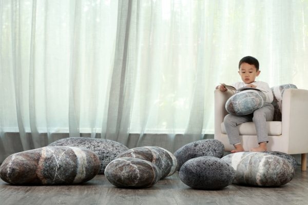 pebble cushions rock pillows 9036 07