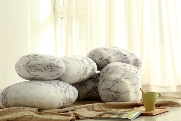 pebble cushions rock pillows 9038 03