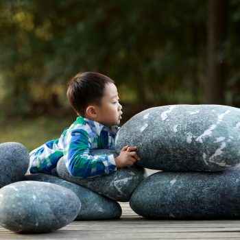 pebble cushions rock pillows 9039 02