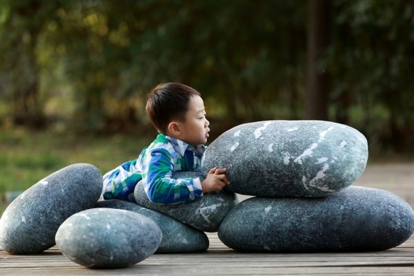 pebble cushions rock pillows 9039 02