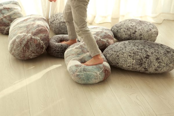 pebble cushions rock pillows 9039 07