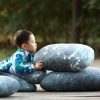 pebble cushions rock pillows 9039