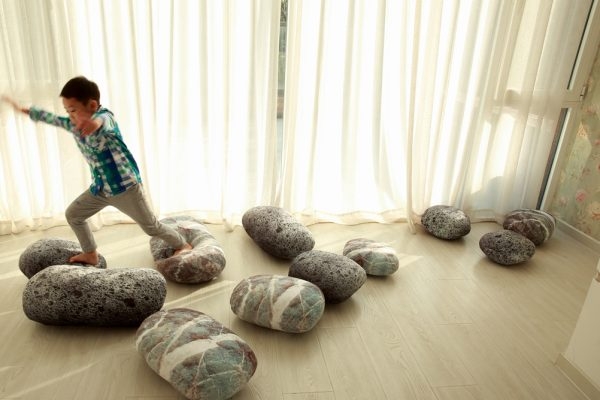 pebble cushions rock pillows 9044 08