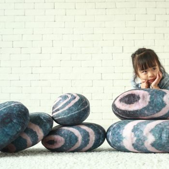 pebble cushions rock pillows 9046 01