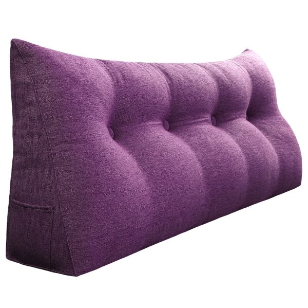 Backrest pillow 47inch purple